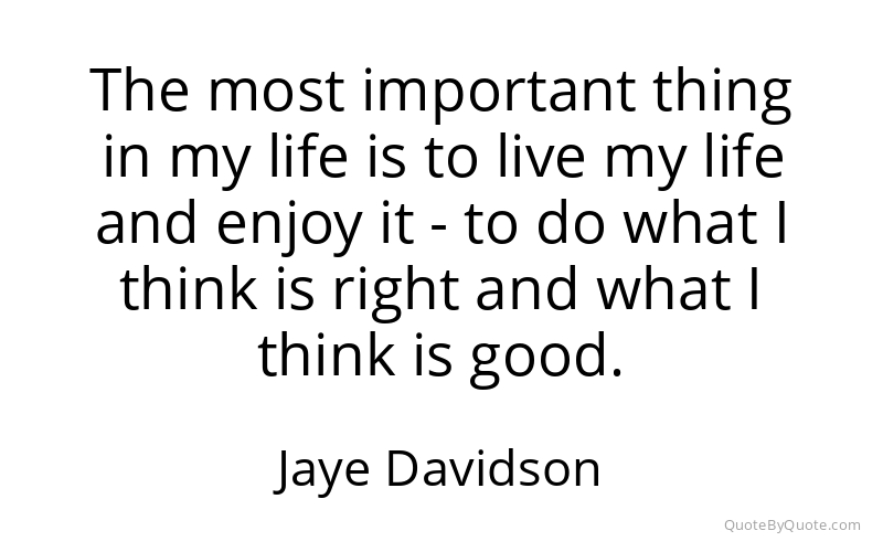 Preview image for this quote by Jaye Davidson