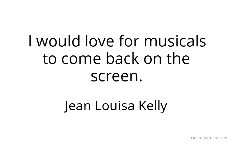 Preview image for this quote by Jean Louisa Kelly