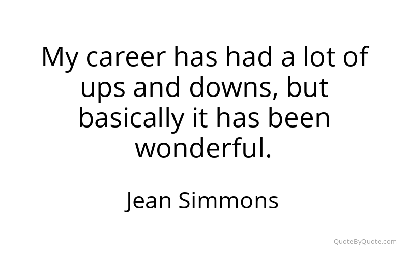 Preview image for this quote by Jean Simmons
