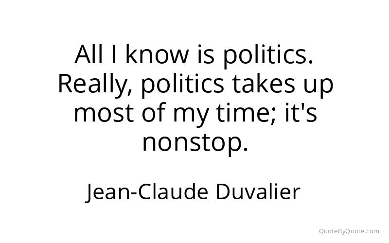 Preview image for this quote by Jean-Claude Duvalier