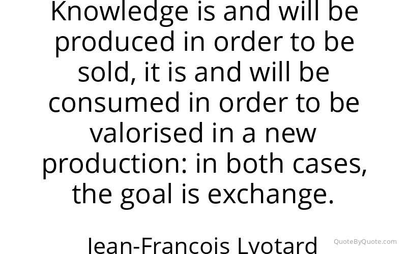 Preview image for this quote by Jean-Francois Lyotard