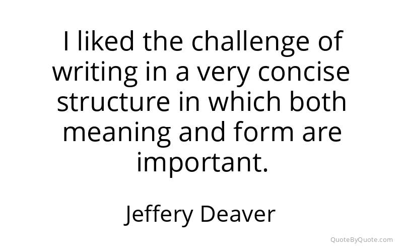 Preview image for this quote by Jeffery Deaver