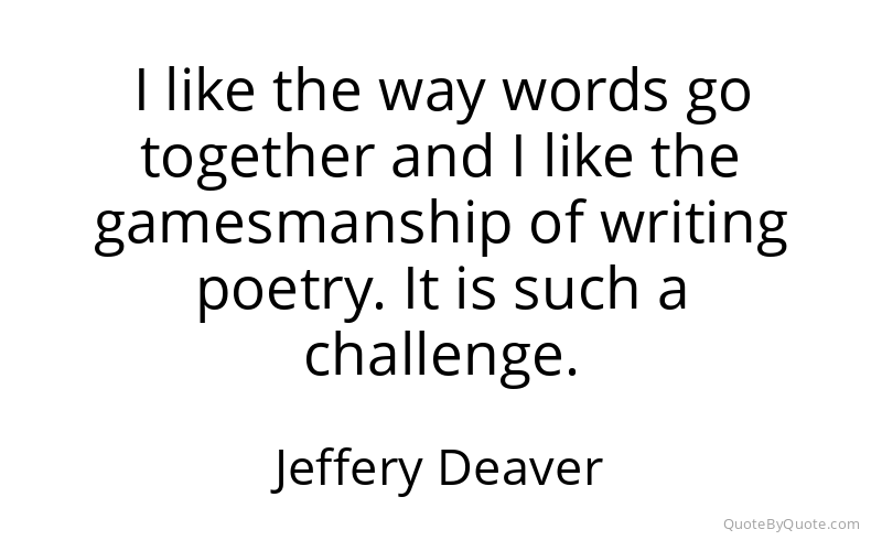 Preview image for this quote by Jeffery Deaver