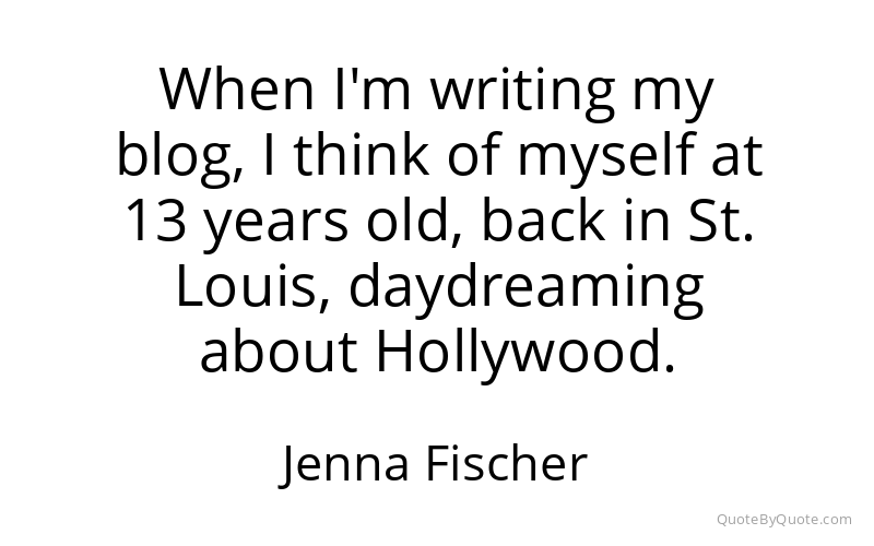 Preview image for this quote by Jenna Fischer