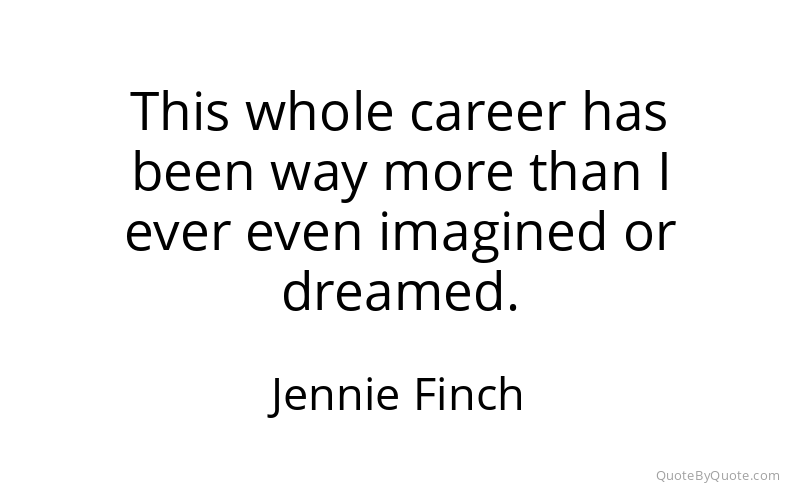 Preview image for this quote by Jennie Finch