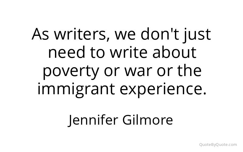 Preview image for this quote by Jennifer Gilmore
