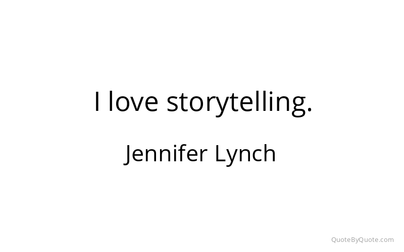 Preview image for this quote by Jennifer Lynch