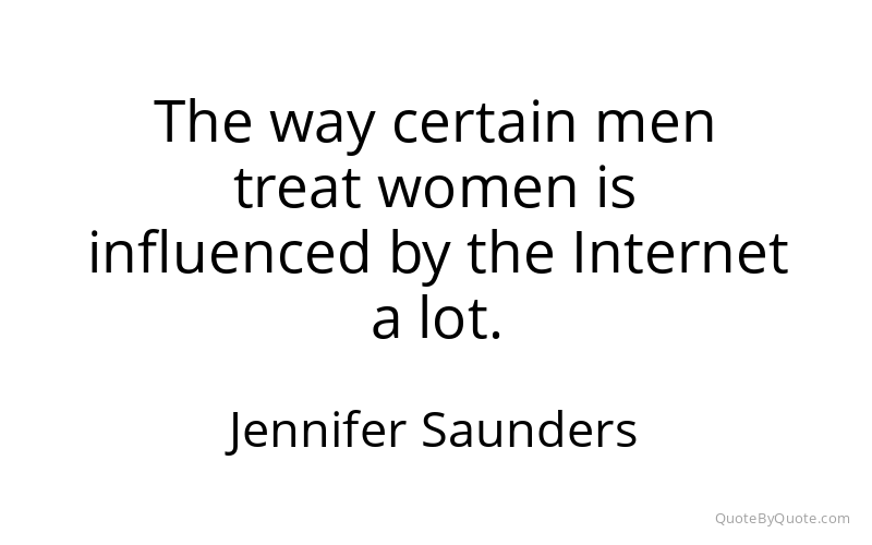 Preview image for this quote by Jennifer Saunders