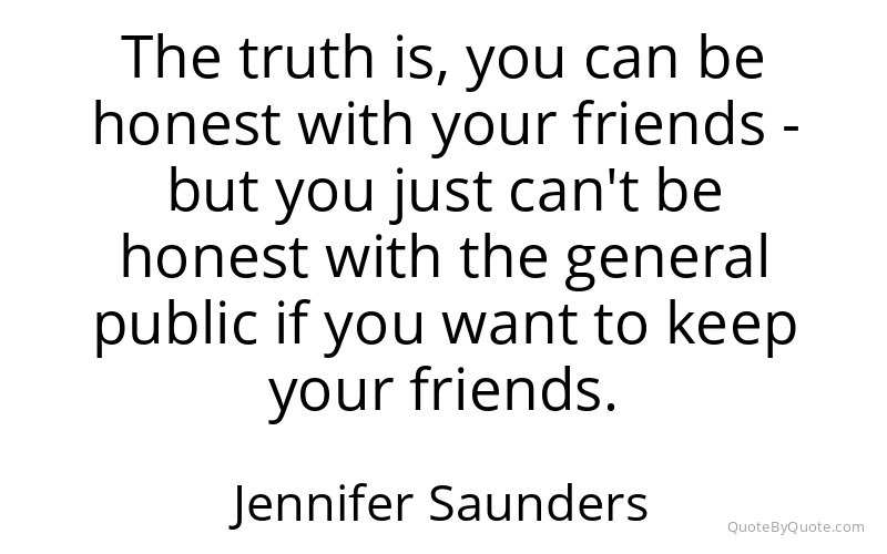 Preview image for this quote by Jennifer Saunders