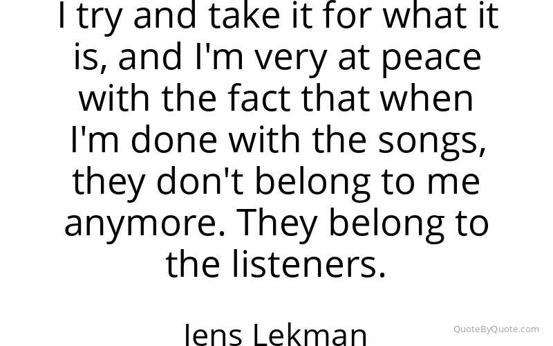 Preview image for this quote by Jens Lekman