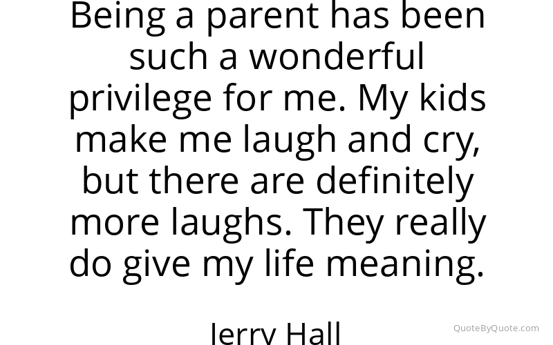 Preview image for this quote by Jerry Hall