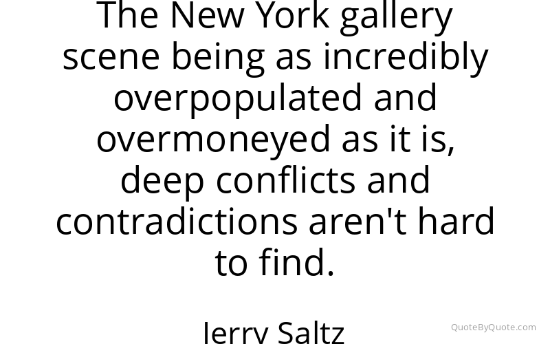 Preview image for this quote by Jerry Saltz