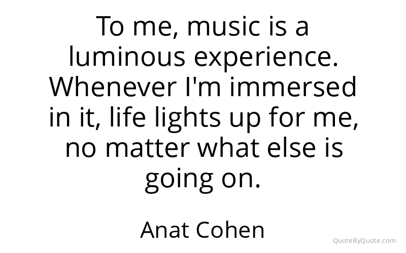 Preview image for this quote by Anat Cohen