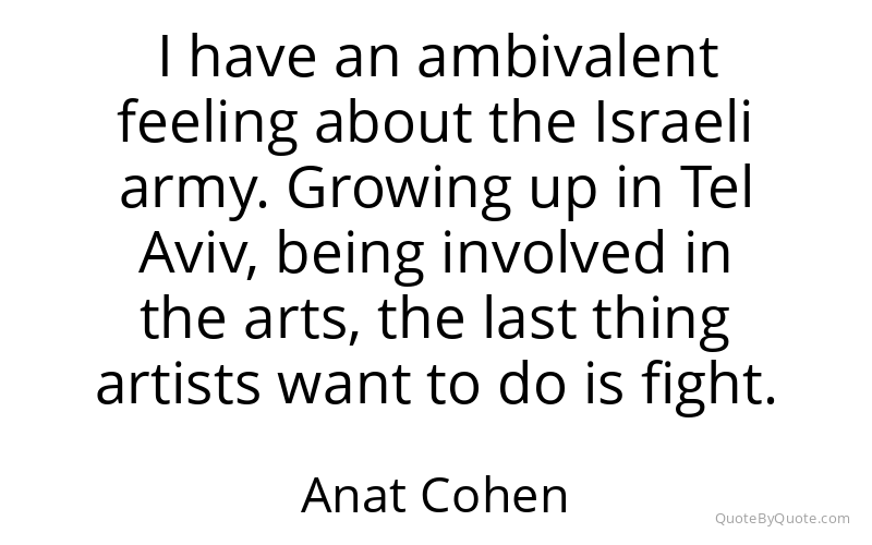 Preview image for this quote by Anat Cohen