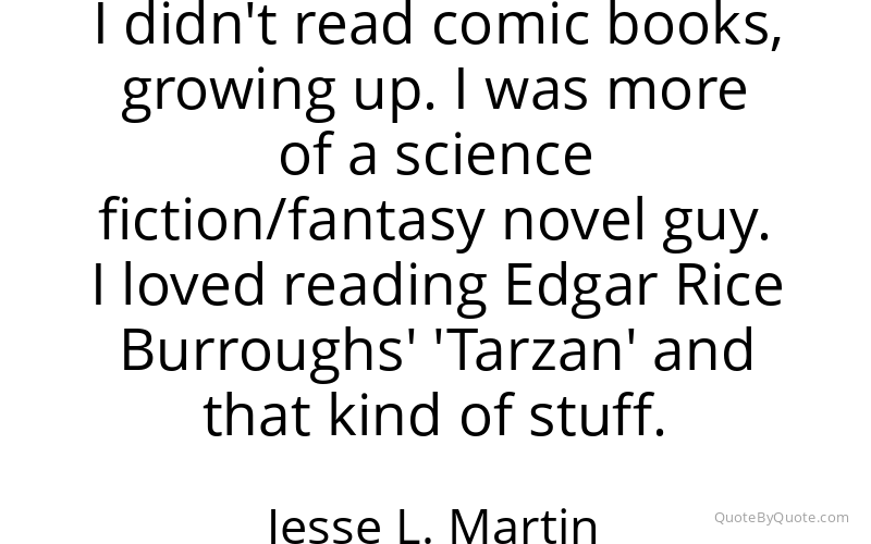 Preview image for this quote by Jesse L. Martin