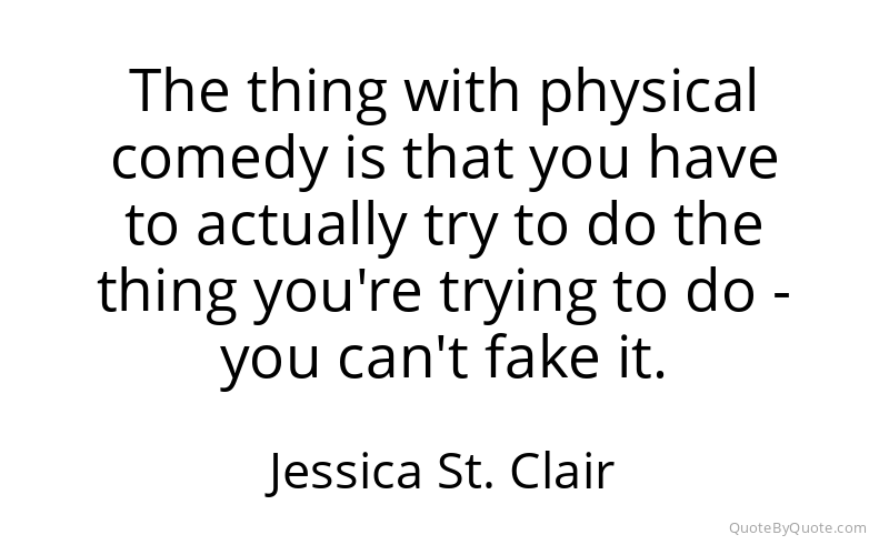 Preview image for this quote by Jessica St. Clair