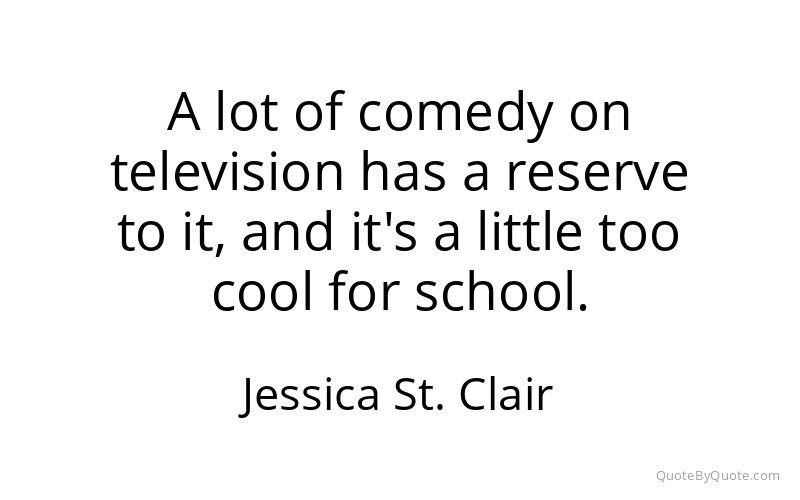 Preview image for this quote by Jessica St. Clair