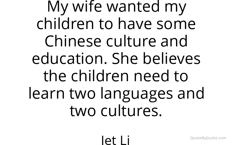 Preview image for this quote by Jet Li