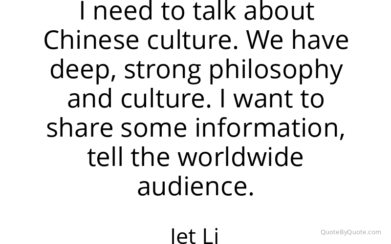 Preview image for this quote by Jet Li