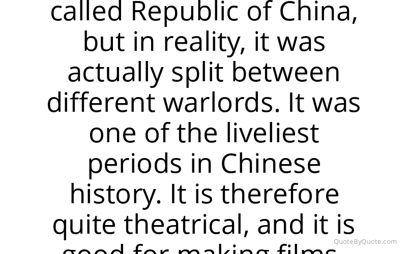 Preview image for this quote by Jiang Wen