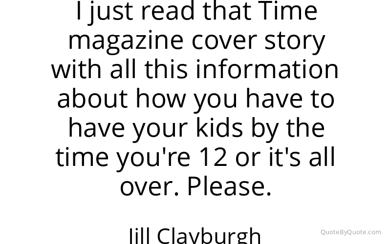 Preview image for this quote by Jill Clayburgh