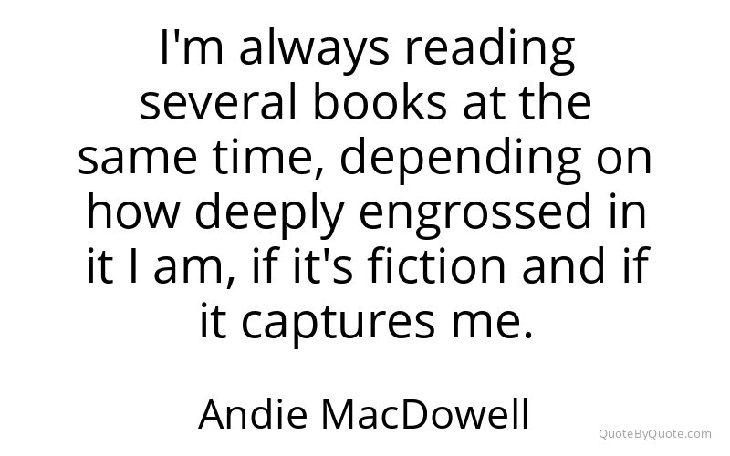 Preview image for this quote by Andie MacDowell