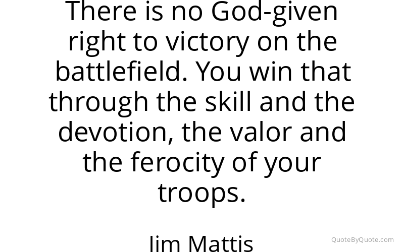 Preview image for this quote by Jim Mattis