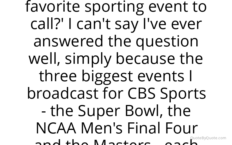 Preview image for this quote by Jim Nantz