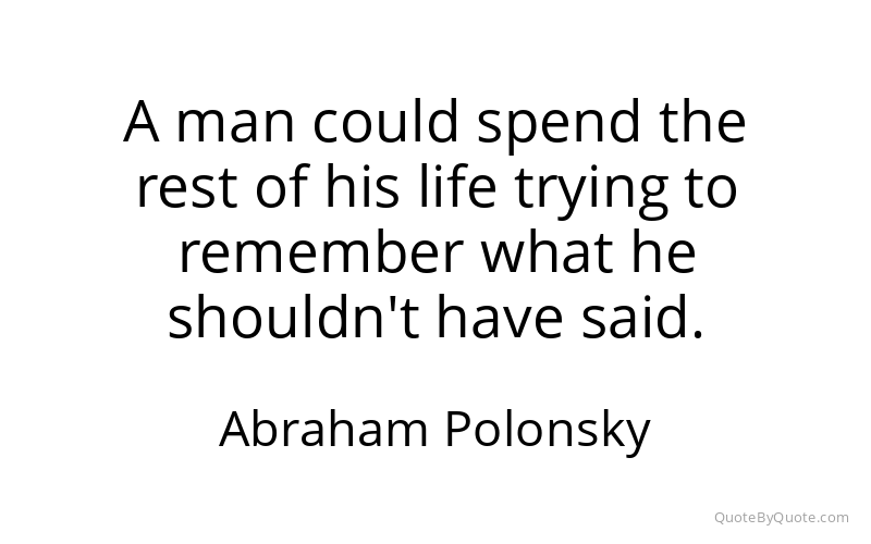 Preview image for this quote by Abraham Polonsky