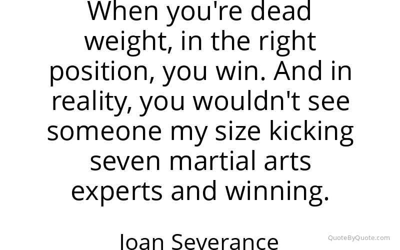 Preview image for this quote by Joan Severance