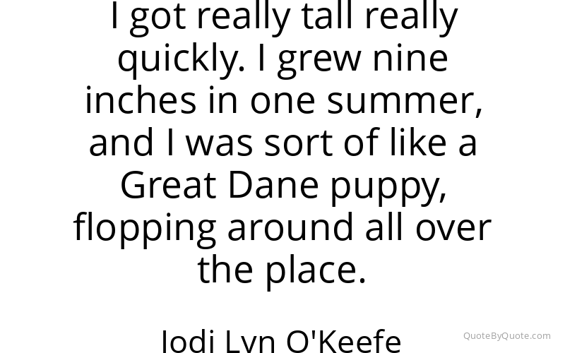 Preview image for this quote by Jodi Lyn O'Keefe