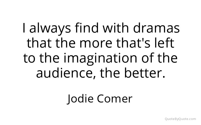 Preview image for this quote by Jodie Comer
