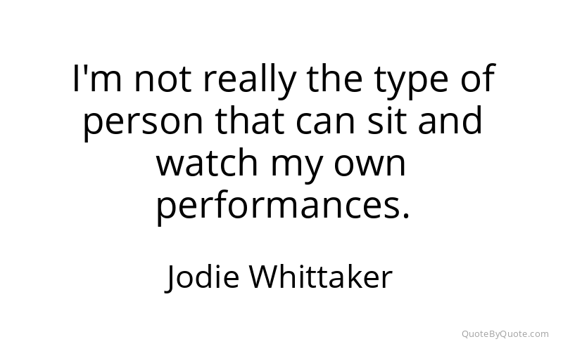 Preview image for this quote by Jodie Whittaker