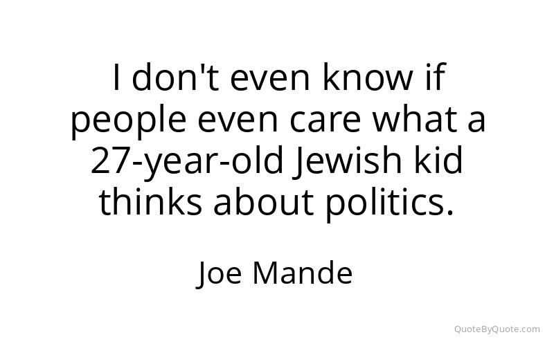 Preview image for this quote by Joe Mande