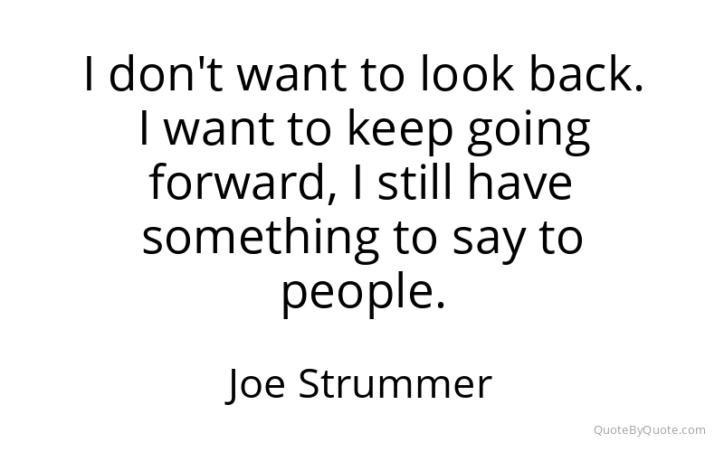 Preview image for this quote by Joe Strummer