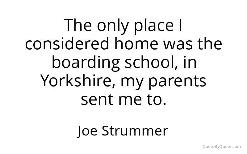Preview image for this quote by Joe Strummer
