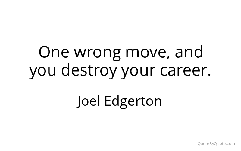 Preview image for this quote by Joel Edgerton