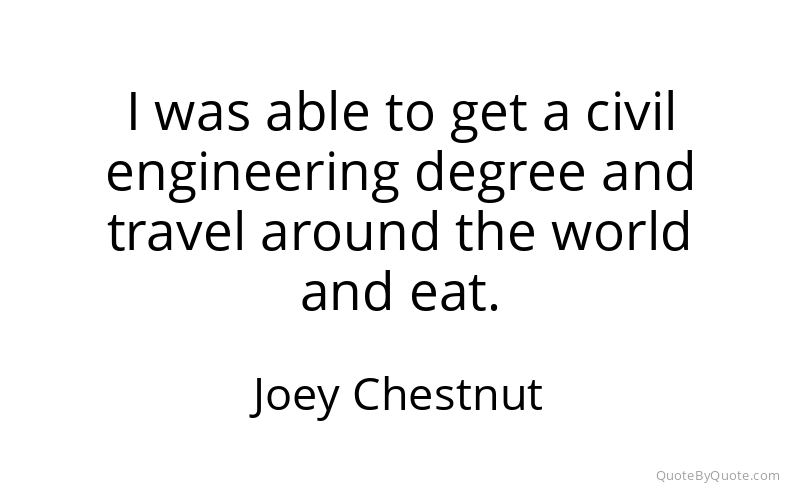 Preview image for this quote by Joey Chestnut