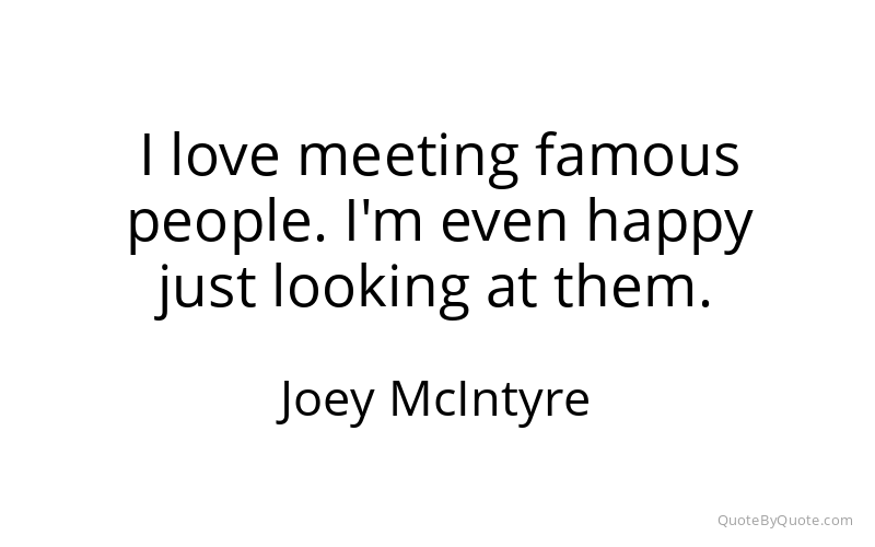 Preview image for this quote by Joey McIntyre