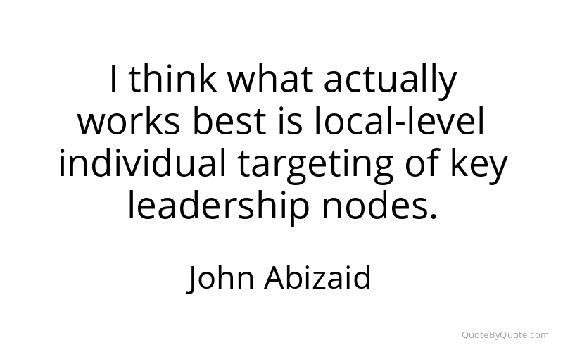 Preview image for this quote by John Abizaid
