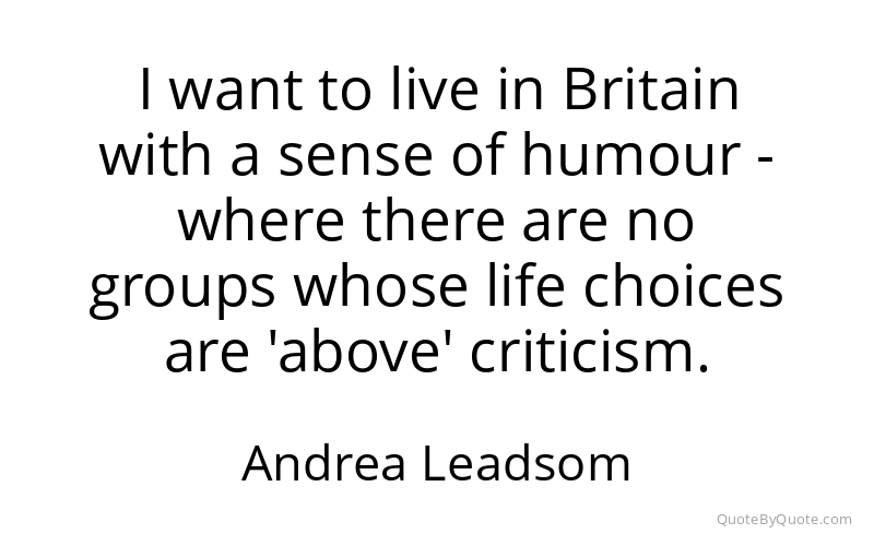 Preview image for this quote by Andrea Leadsom