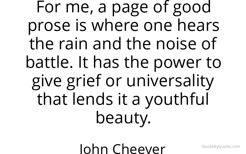 Preview image for this quote by John Cheever