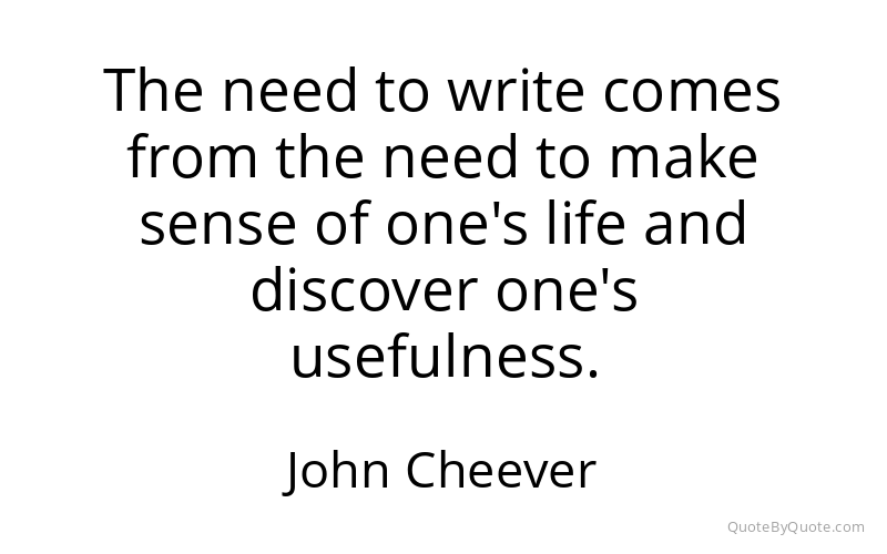 Preview image for this quote by John Cheever