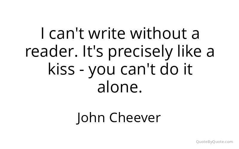 Preview image for this quote by John Cheever