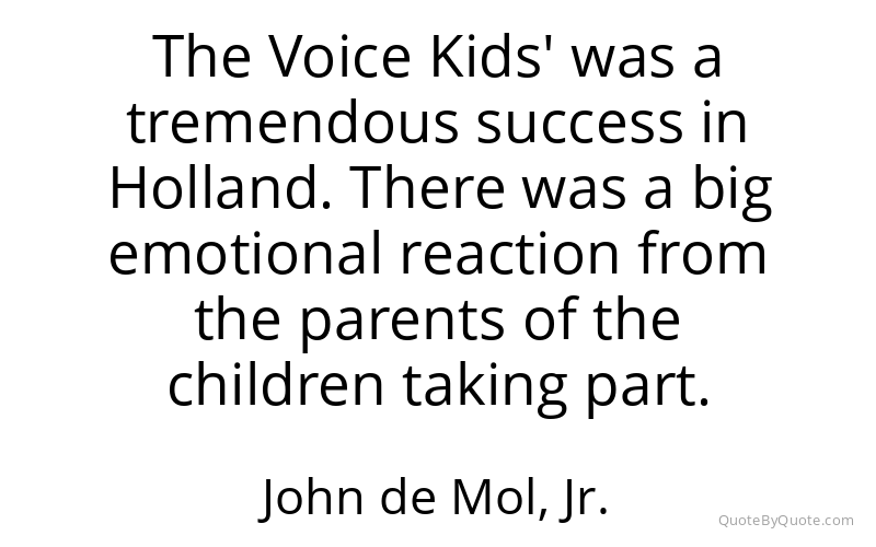 Preview image for this quote by John de Mol, Jr.