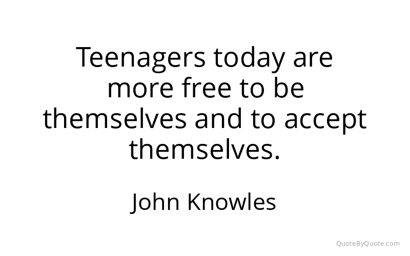 Preview image for this quote by John Knowles