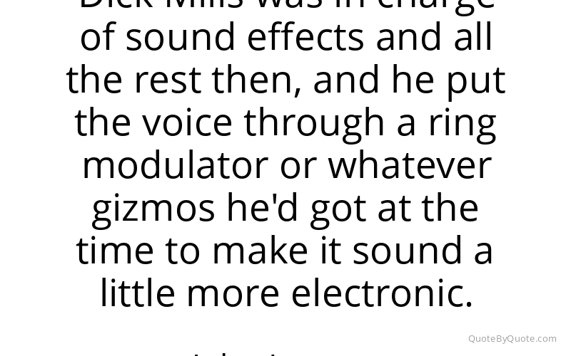 Preview image for this quote by John Leeson