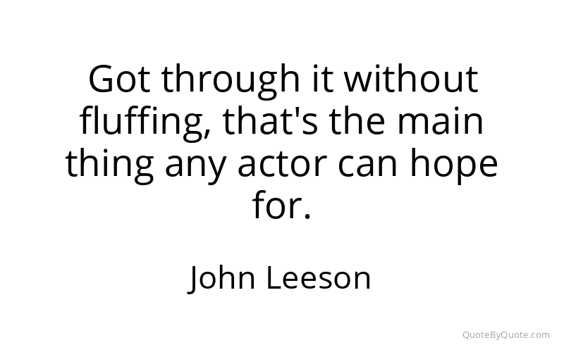 Preview image for this quote by John Leeson