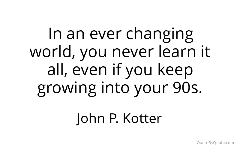 Preview image for this quote by John P. Kotter