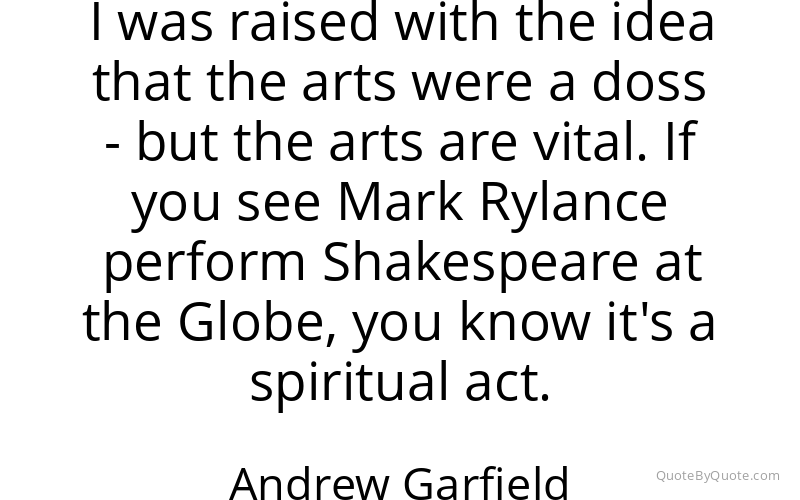 Preview image for this quote by Andrew Garfield